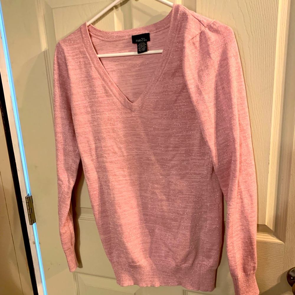 Sparkly Pink Sweater